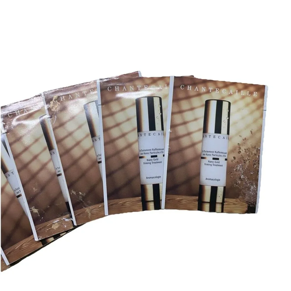 Chantecaille Nano Gold Firming Treatment .10 Oz 3ml Each Sample Travel Size X7